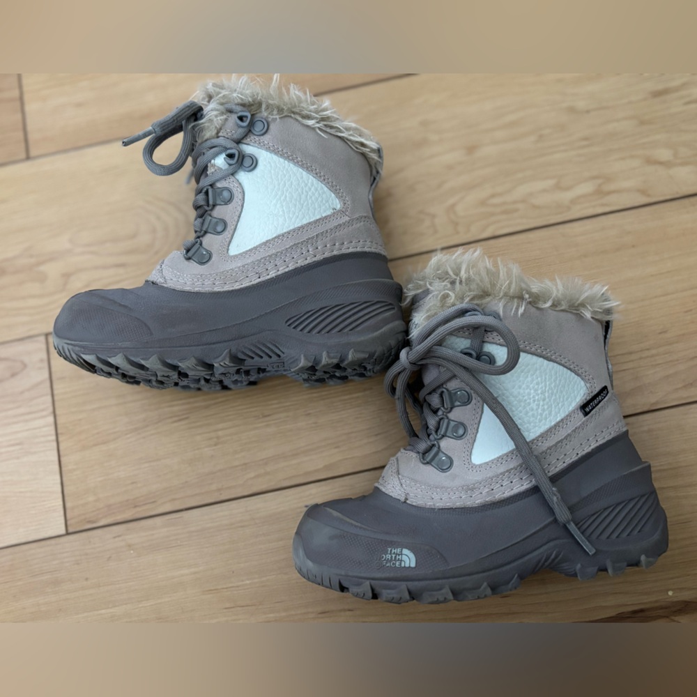 The north face kids winter snow boots size 11